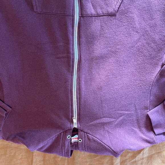 American Apparel F497 Plum/Maroon Hoodie Men’s M - Picture 2 of 7